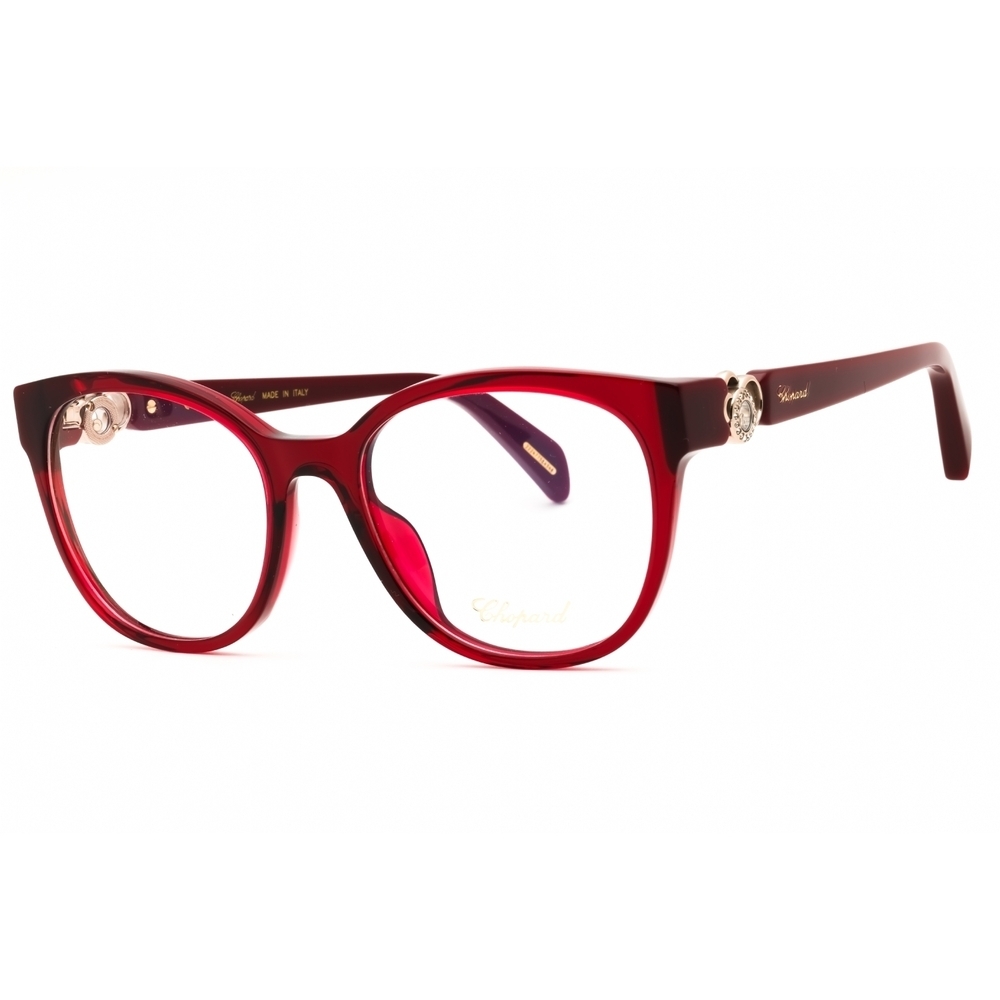 Chopard VCH356S Eyeglasses 954 Pink Acetate Round